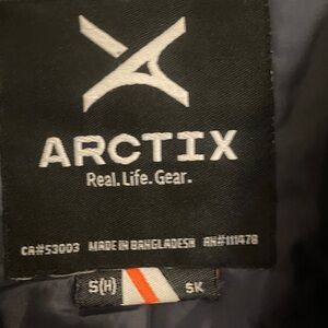 Arctix Black Outerwear size 12 big kids